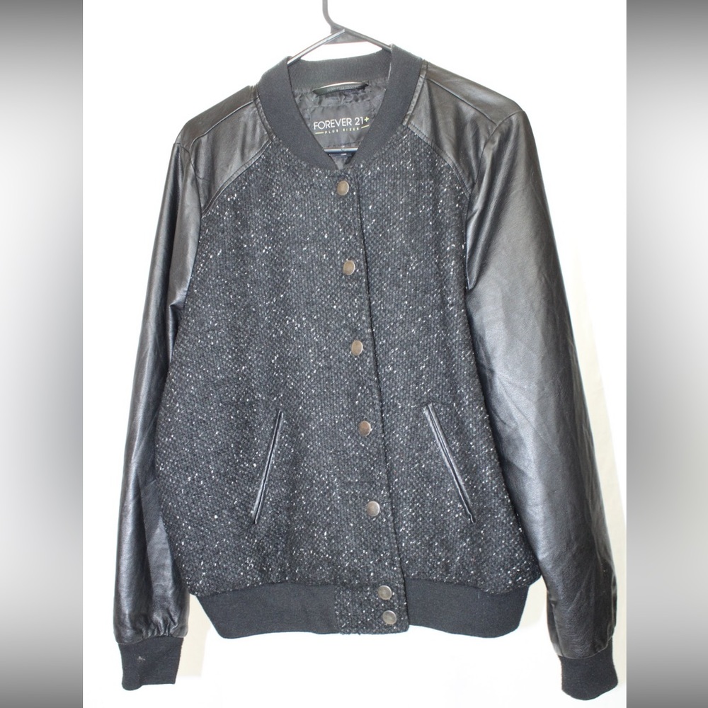 Forever 21 Plus Size 1X varsity Letterman jacket
